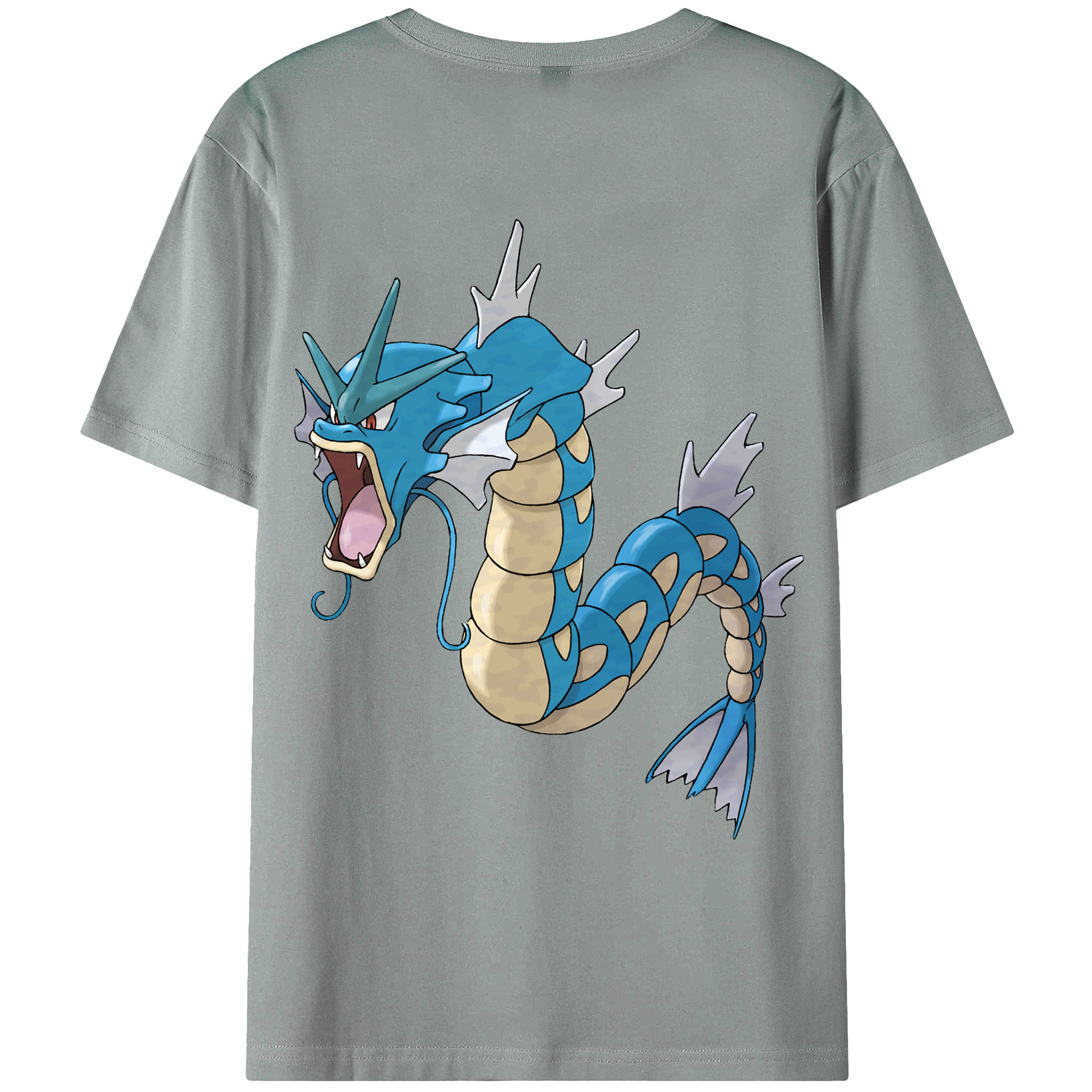 （画像用） ポケットモンスター Pokémon 綿100％ メンズ半袖Tシャツ（バックプリント） 通気性